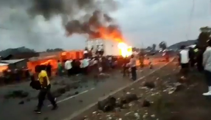 Vidéo : De Morts et de blessés lors d’une altercation entre la population de Nyiragongo et un convoi de la Monusco