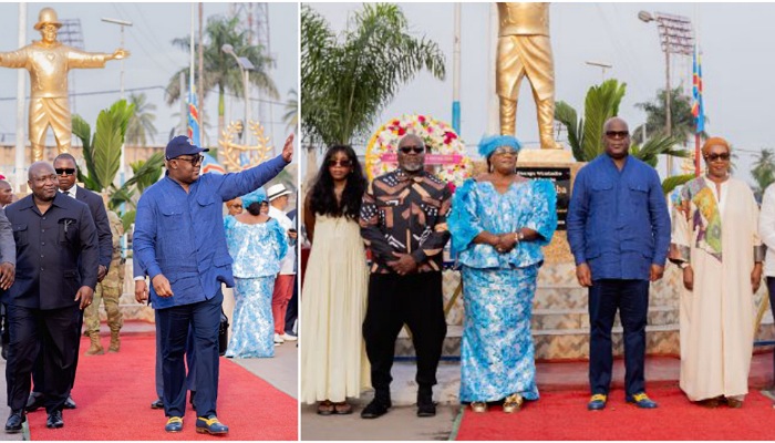 Chaussé comme « Bokul », Félix Tshisekedi rend un hommage vibrant à Papa Wemba